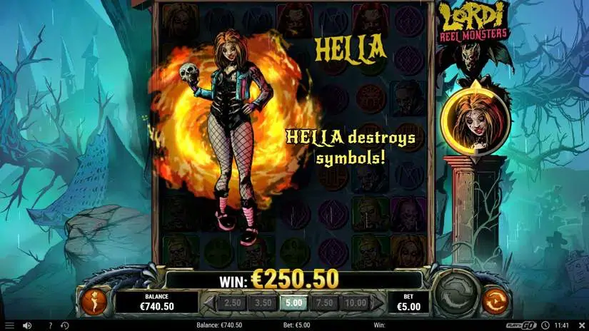 Lordi Reel Monsters slot screenshot 3