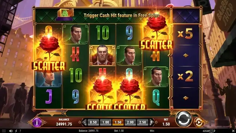Mafia Gold slot screenshot 2