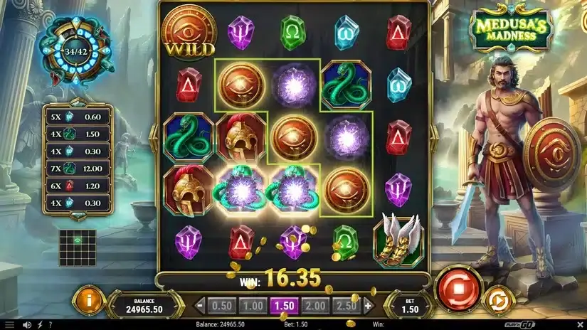 Medusa’s Madness slot screenshot 4