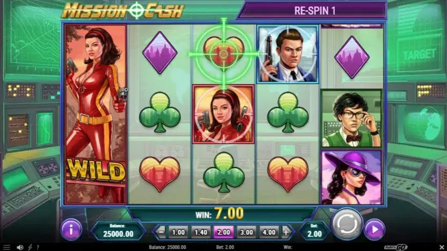 Mission Cash slot screenshot 3