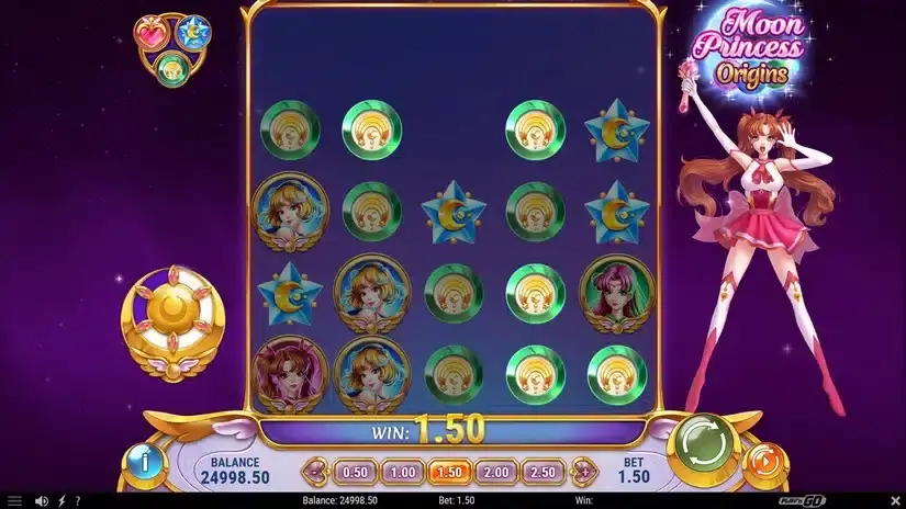 Moon Princess Origins slot screenshot 2