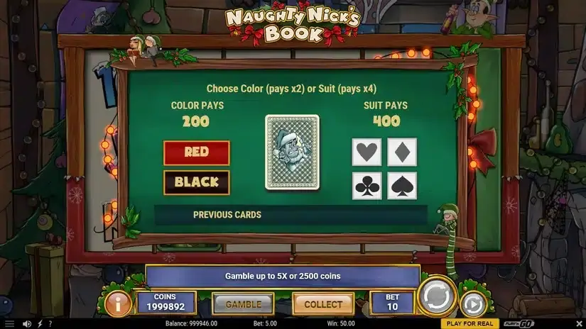 Naughty Nick’s Book slot screenshot 3