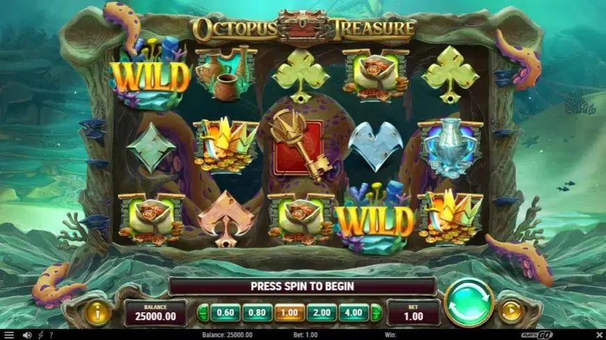 Octopus Treasure slot screenshot 1