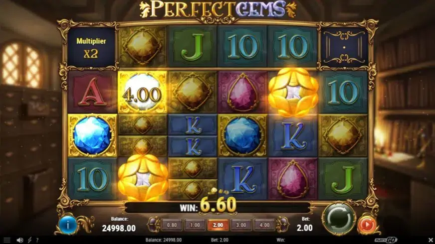Perfect Gems slot screenshot 2