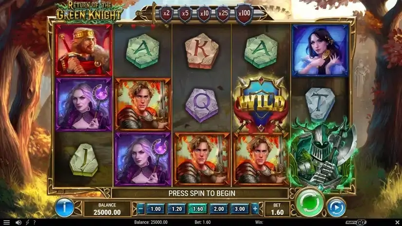 Return of the Green Knight slot screenshot 