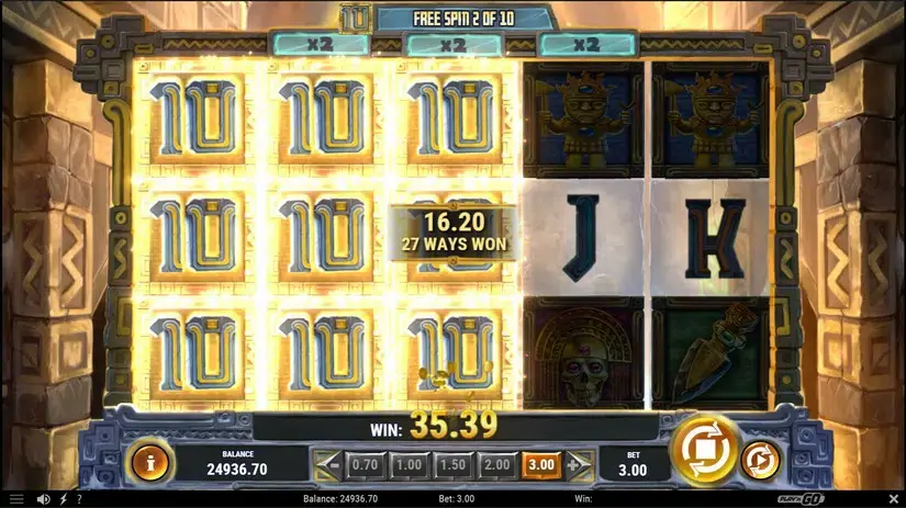 Rich Wilde and the Wandering City slot screenshot 3