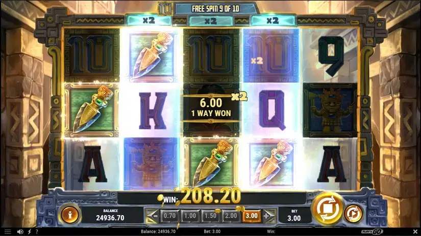 Rich Wilde and the Wandering City slot screenshot 2