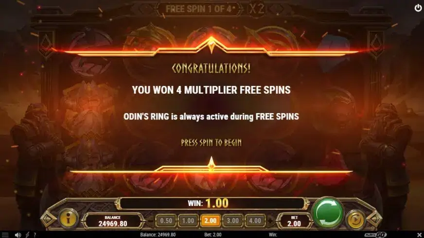 Ring of Odin slot screenshot 4