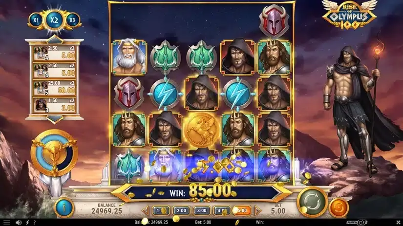 Rise of Olympus 100 slot screenshot 5