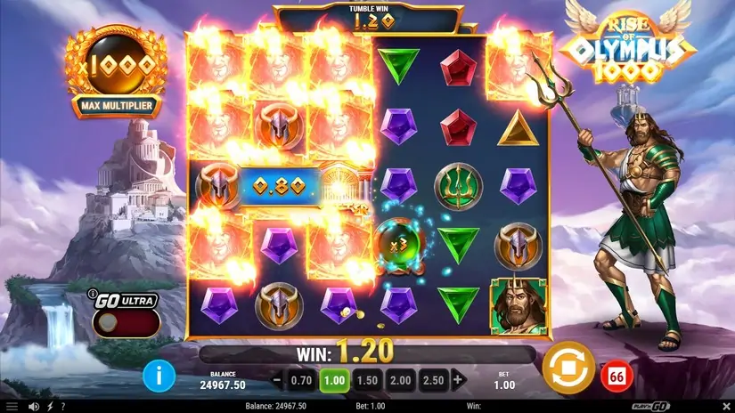 Rise of Olympus 1000 slot screenshot 3