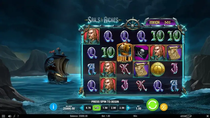 Sails of Riches slot screenshot 1