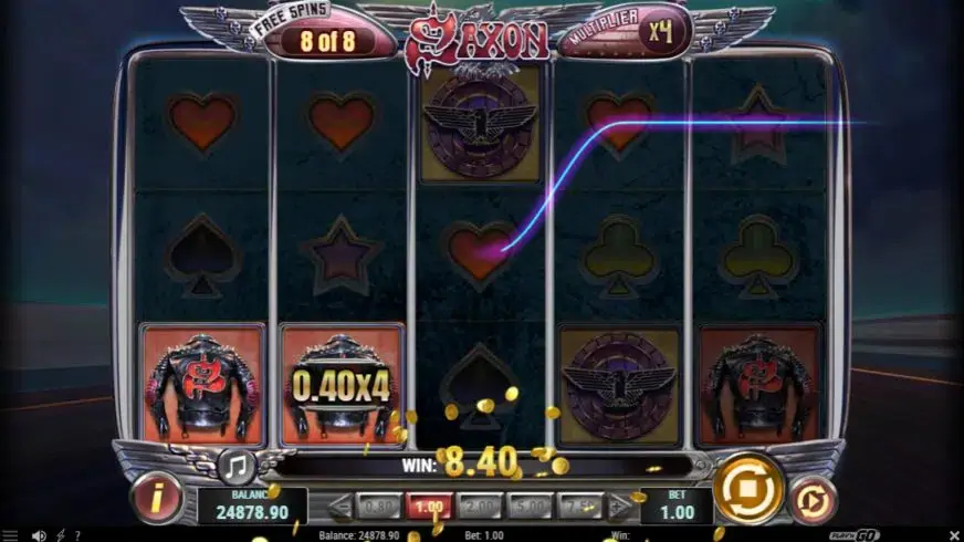 Saxon slot screenshot 5