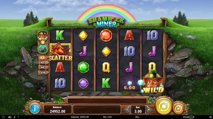Shamrock Miner slot screenshot 2