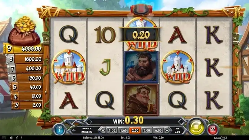 Sherwood Gold slot screenshot 3