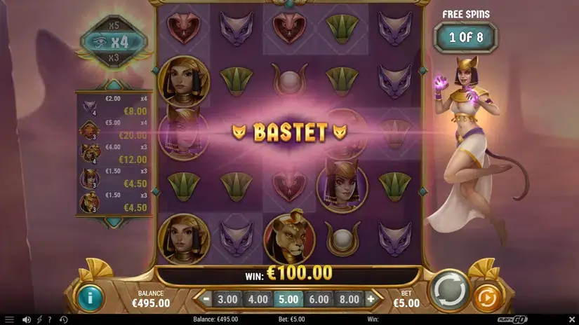 Sisters of the Sun slot screenshot 8
