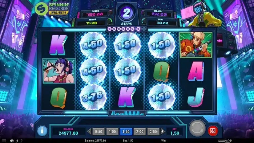 Spinnin’ Records Into the Beat slot screenshot 4