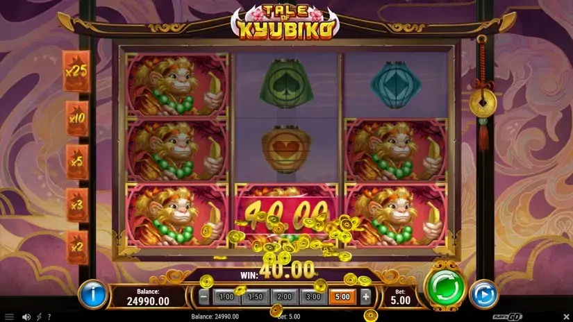 Tale of Kyubiko slot screenshot 2