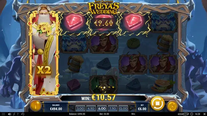 Tales of Asgard Freya’s Wedding slot screenshot 6