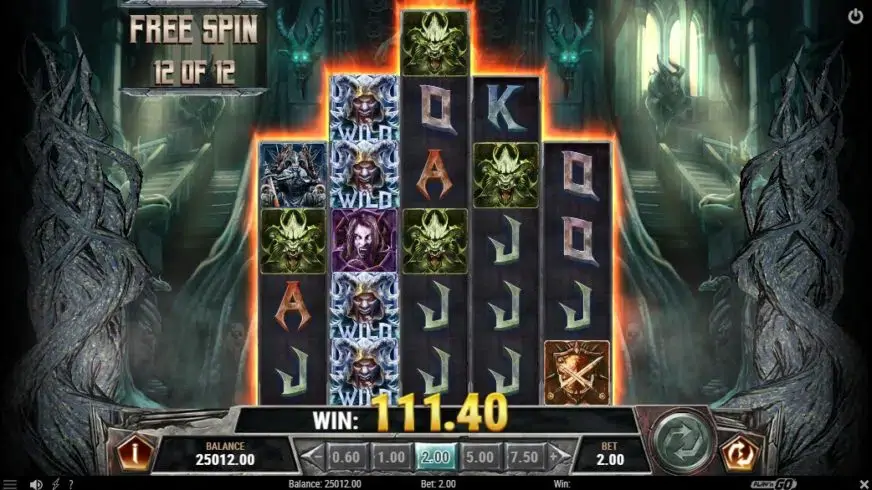 Testament slot screenshot 