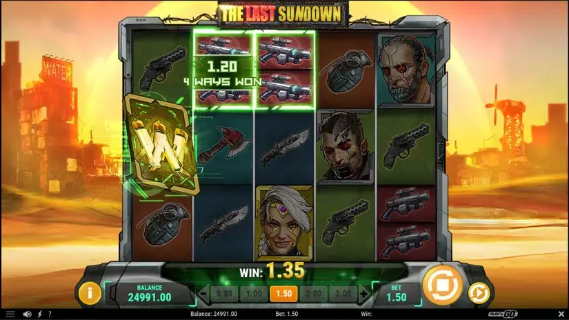 The Last Sundown slot screenshot 3