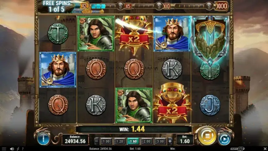 The Sword and The Grail slot screenshot 5