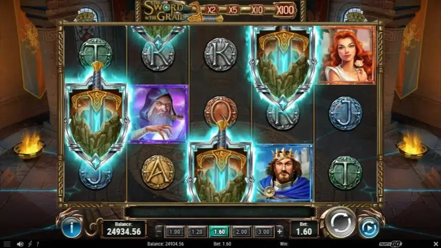 The Sword and The Grail slot screenshot 4