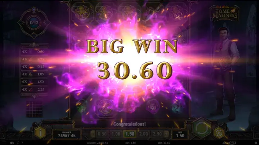 Tome of Madness slot screenshot 6