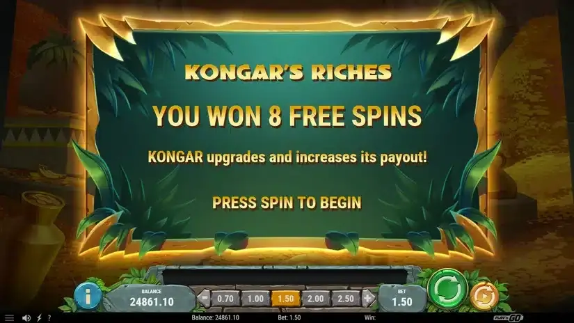 Treasures of Kongar slot screenshot 5
