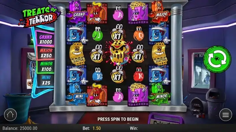 Treats of Terror slot screenshot 