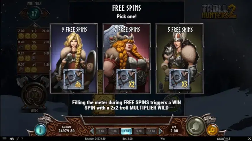 Troll Hunters 2 slot screenshot 4