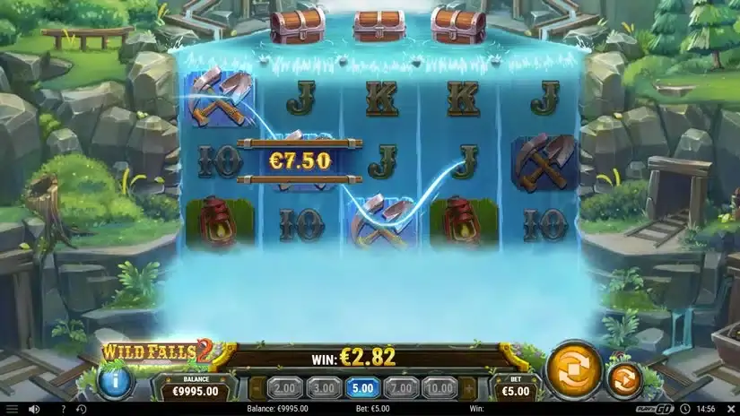 Wild Falls 2 slot screenshot 3