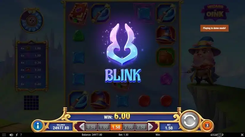 Wizard of Oink slot screenshot 2