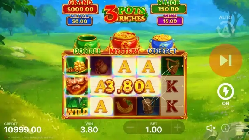 3 Pots Riches: Hold and Win slot screenshot 2