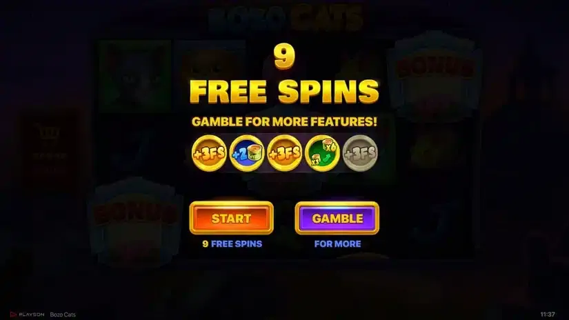 Bozo Cats slot screenshot 4