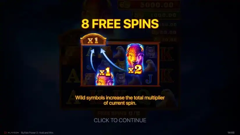 Buffalo Power 2: Hold and Win slot screenshot 3