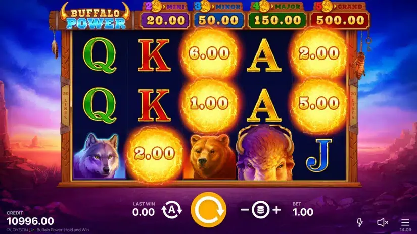Buffalo Power slot screenshot 2