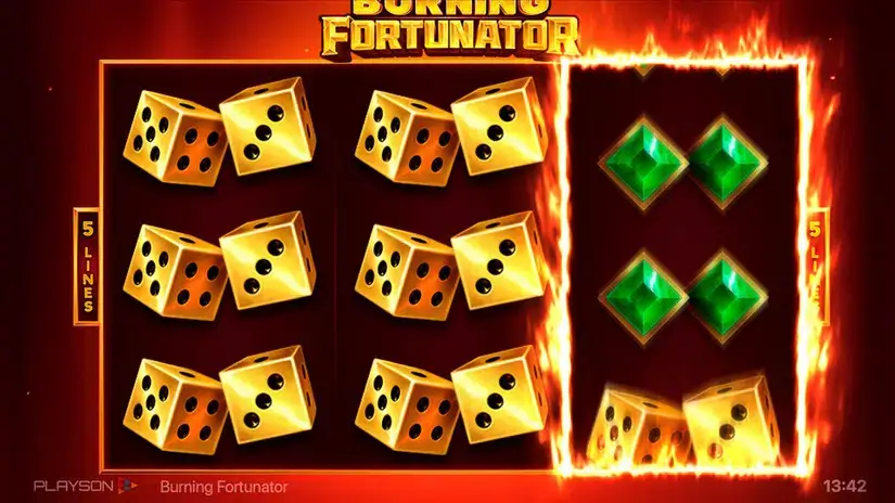 Burning Fortunator slot screenshot 4