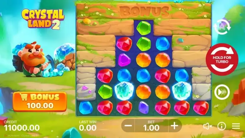 Crystal Land 2 slot screenshot 1