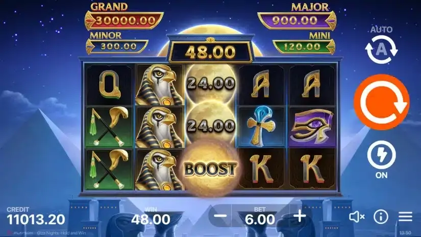 Giza Nights: Hold and Win slot screenshot 3