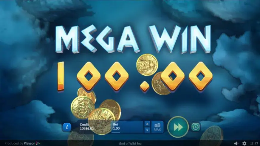 God of Wild Sea slot screenshot 4