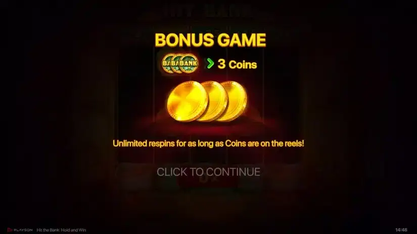 Hit the Bank Hold and Win slot screenshot 4