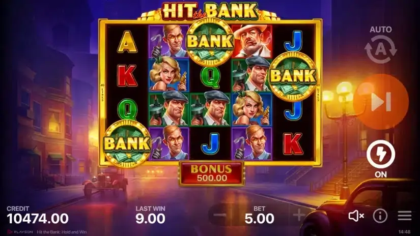 Hit the Bank Hold and Win slot screenshot 3