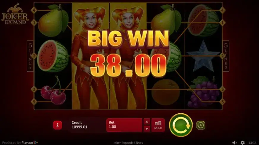 Joker Expand: 5 lines slot screenshot 4