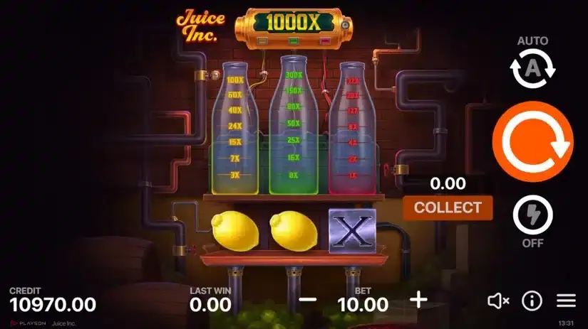 Juice Inc. slot screenshot 1