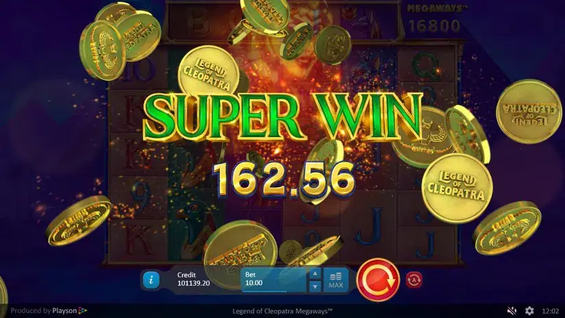 Legend of Cleopatra Megaways slot screenshot 8