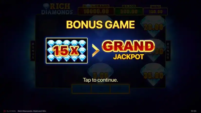 Rich Diamonds: Hold and Win slot screenshot 4