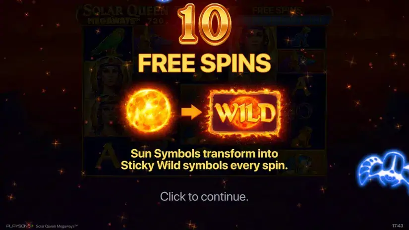 Solar Queen Megaways slot screenshot 4