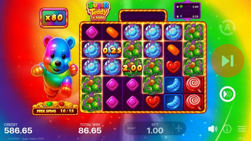 Sugar Teddy x1000 slot screenshot 5