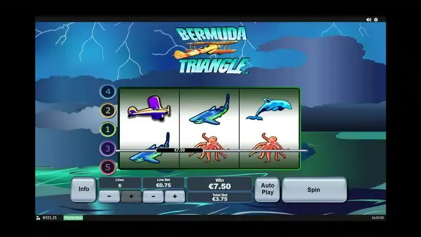 Bermuda Triangle slot screenshot 2