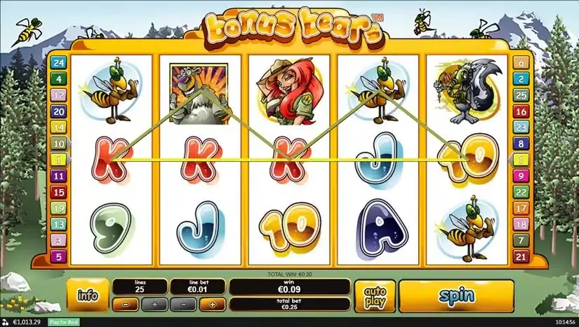 Bonus Bears slot screenshot 4